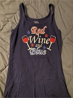 Women’s blue tank top